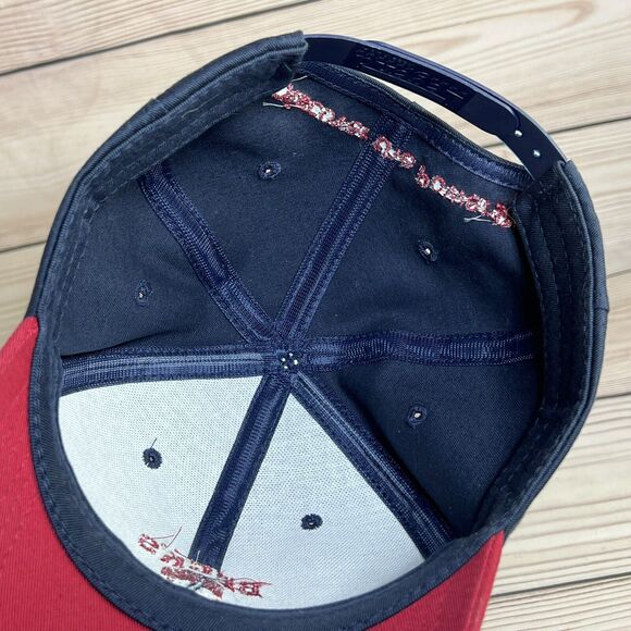 Beck's Hybrid Seed Unisex Adult Small/Teens Snapback Hat Dad Cap Red Blue Farm - Picture 10 of 12